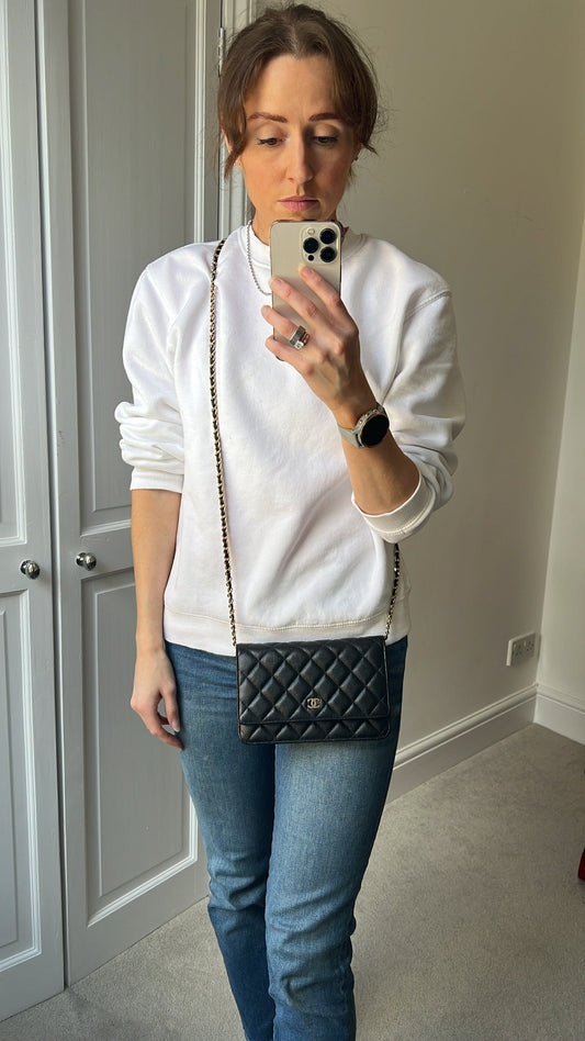 Chanel Black Caviar Wallet on Chain (RRP £2,930)