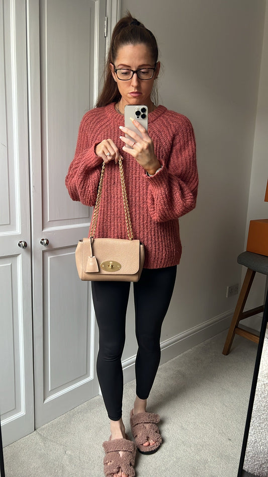 Mulberry Rosewater Regular Lily with Gold Hardware (RRP £995)