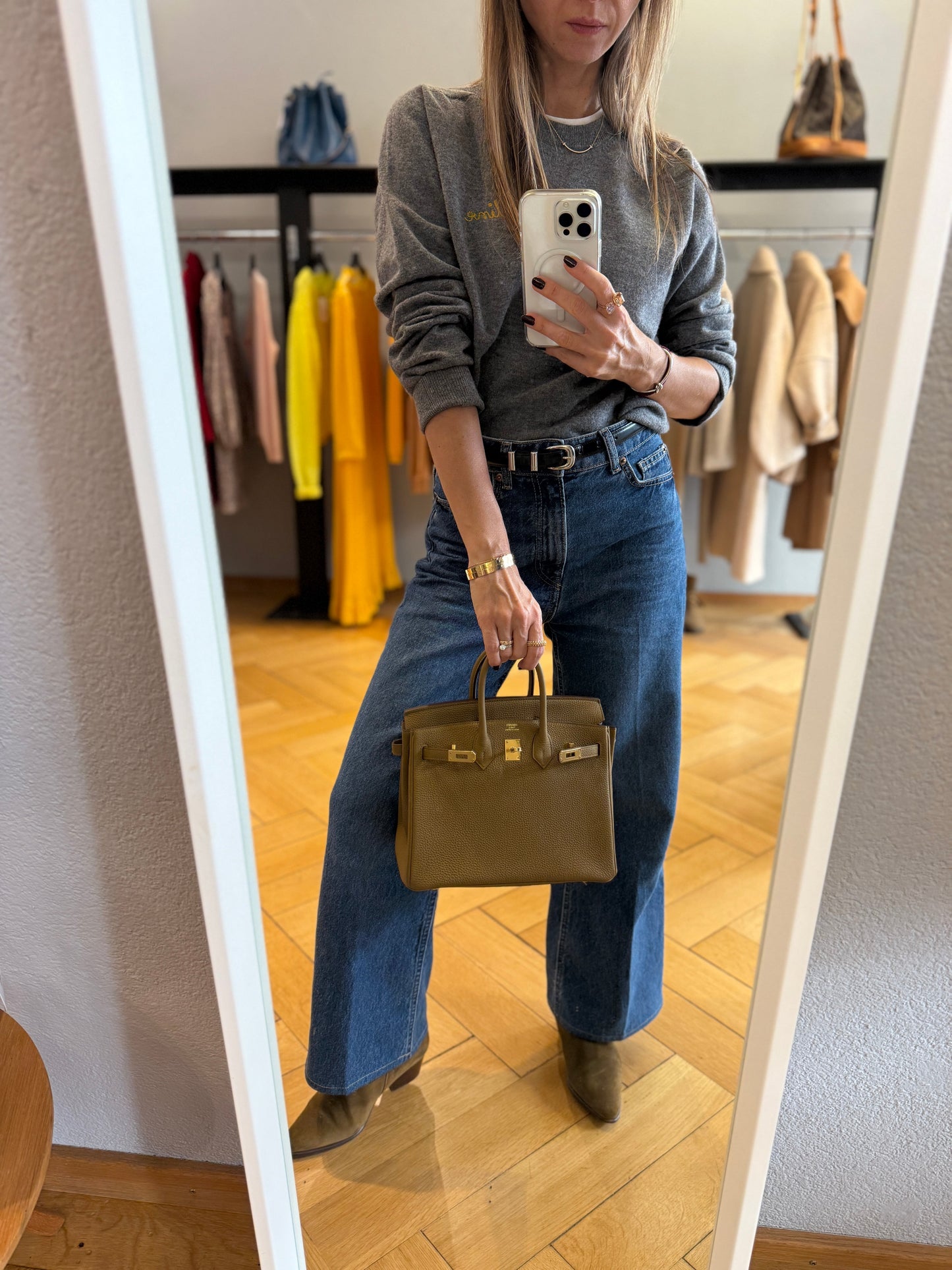 Birkin 25 Bronze Doré Togo Gold Hardware