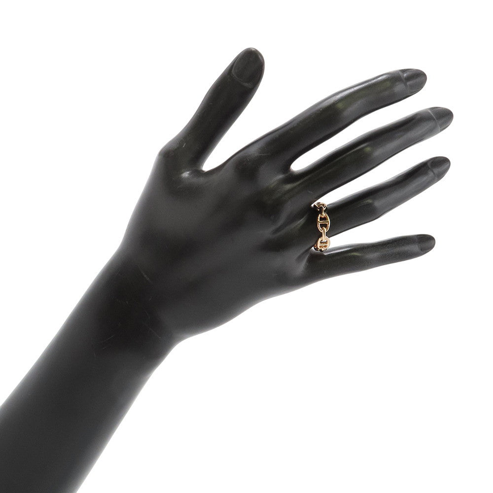 HERMES Chaine d'Ancre Anchene Ring Size PM/54 18K Pink Gold