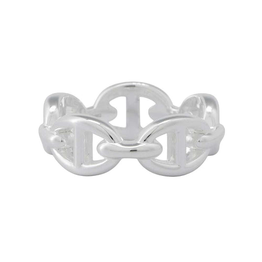 HERMES Chaine d'Ancre Anchene Ring Size PM/#53 SV925