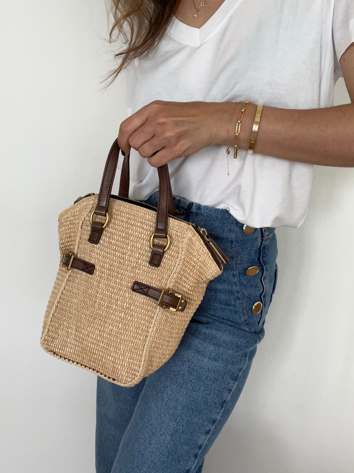 Mini Raffia Bag