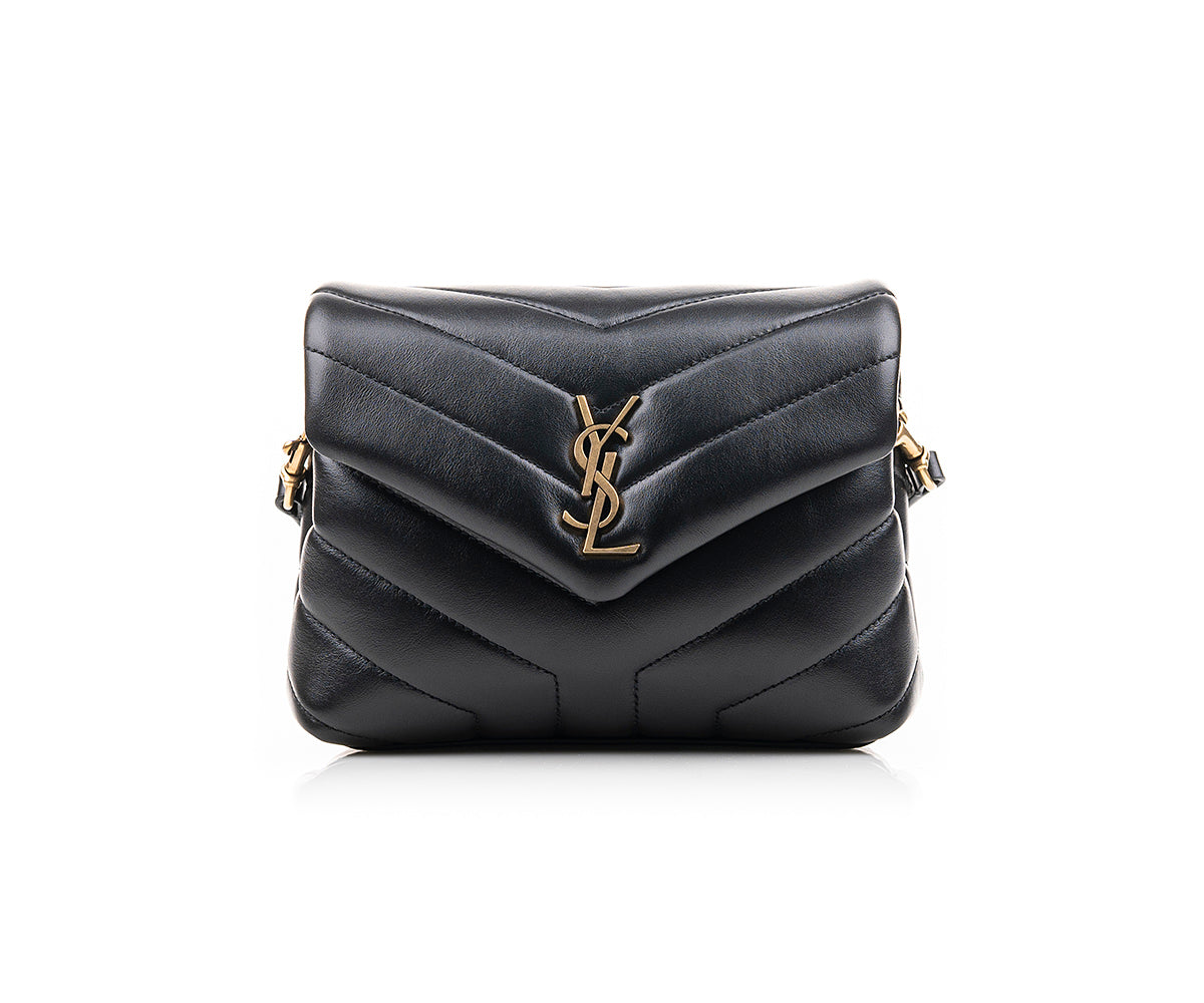 Loulou Toy Strap Bag In Quilted "Y" Leather