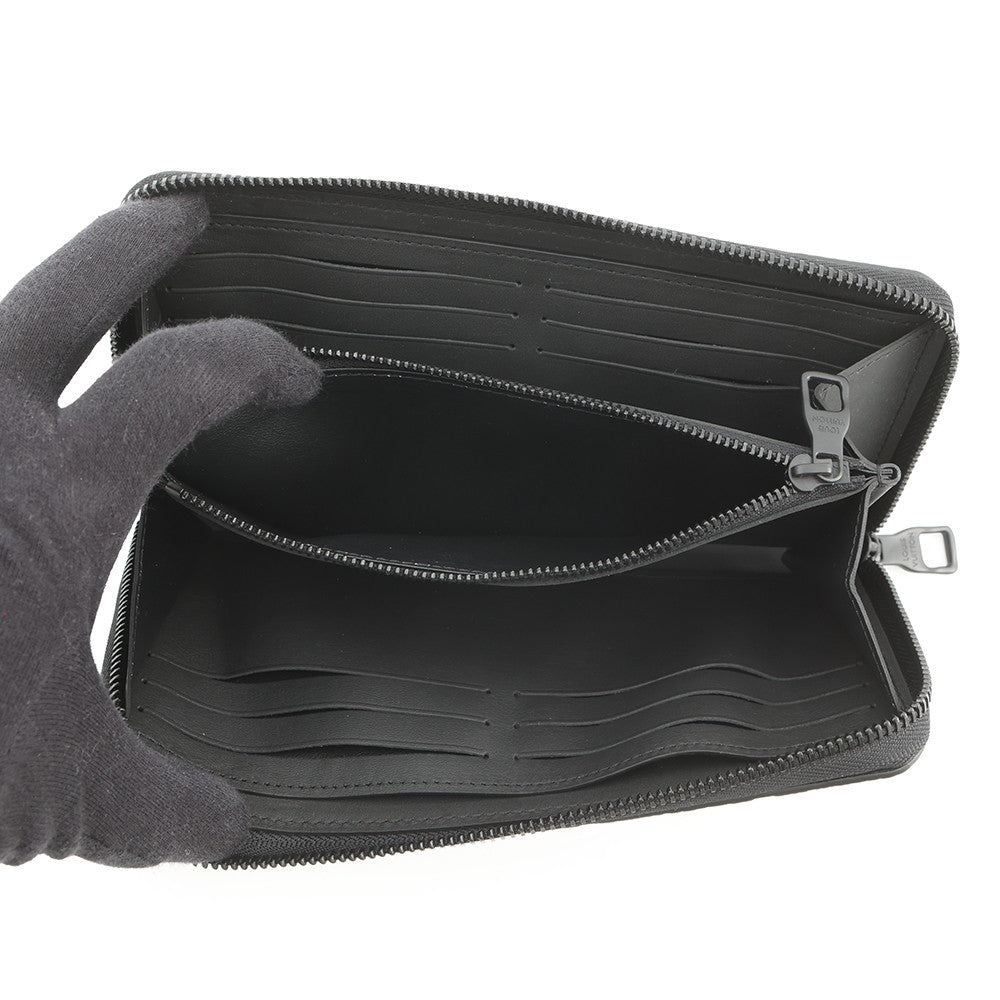 LOUIS VUITTON Zippy Wallet - Horizontal NoirM11721 Monogram・Taurillon