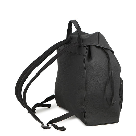 LOUIS VUITTON Montsouris・Backpack NoirM23127 Monogram・Taurillon
