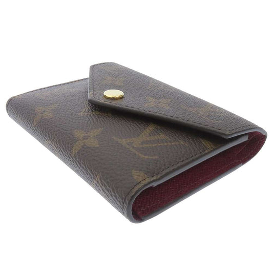 LOUIS VUITTON Portefeuille Victorine FuchsiaM41938 Monogram