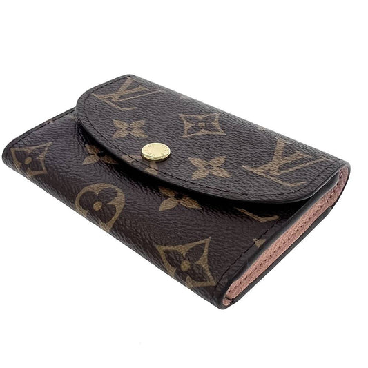 LOUIS VUITTON Rosalie Coin Purse Rose BallerineM62361 Monogram
