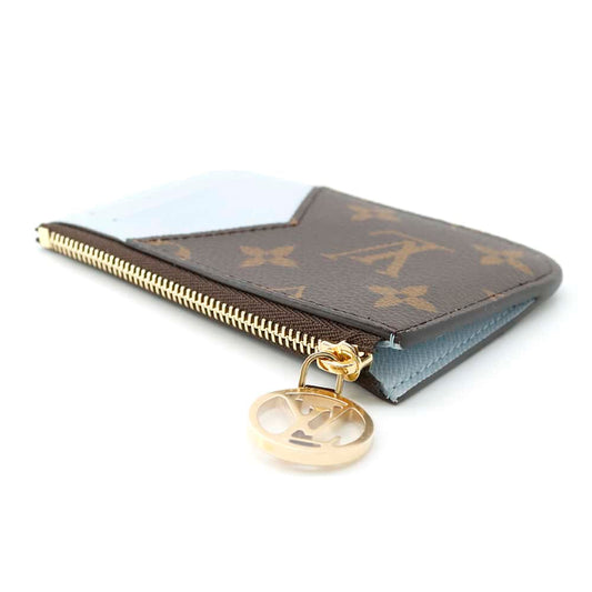 LOUIS VUITTON Card Case Porto Cult Romy Blue OrumpM83602 Monogram