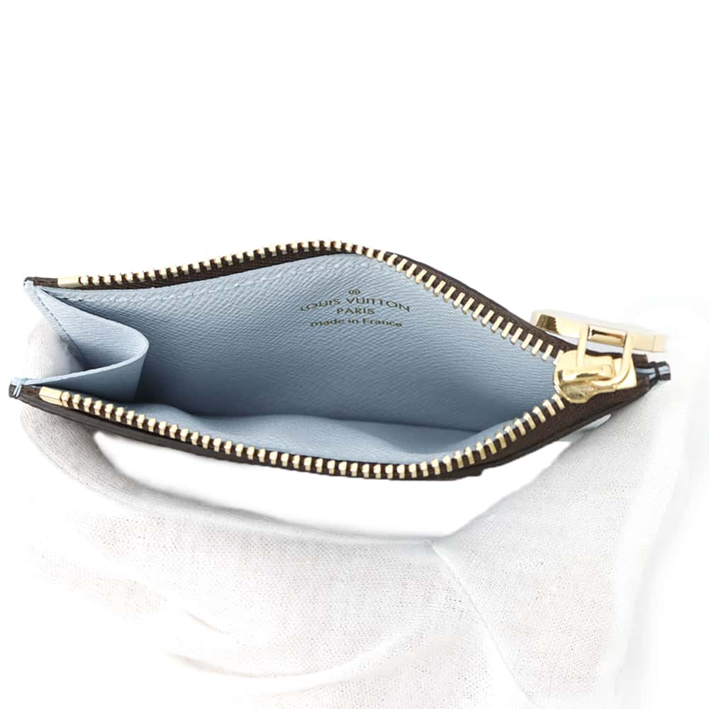 LOUIS VUITTON Card Case Porto Cult Romy Blue OrumpM83602 Monogram