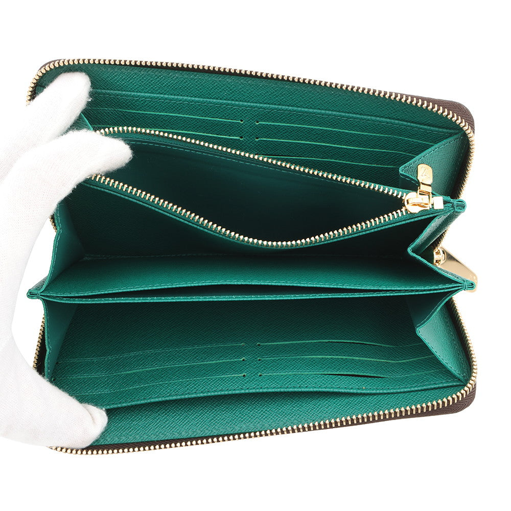LOUIS VUITTON Animogram Nicolas Ghesquière Rabbit Zippy Wallet Brown/PinkM83689 MonogramCanvas/Patent Leather