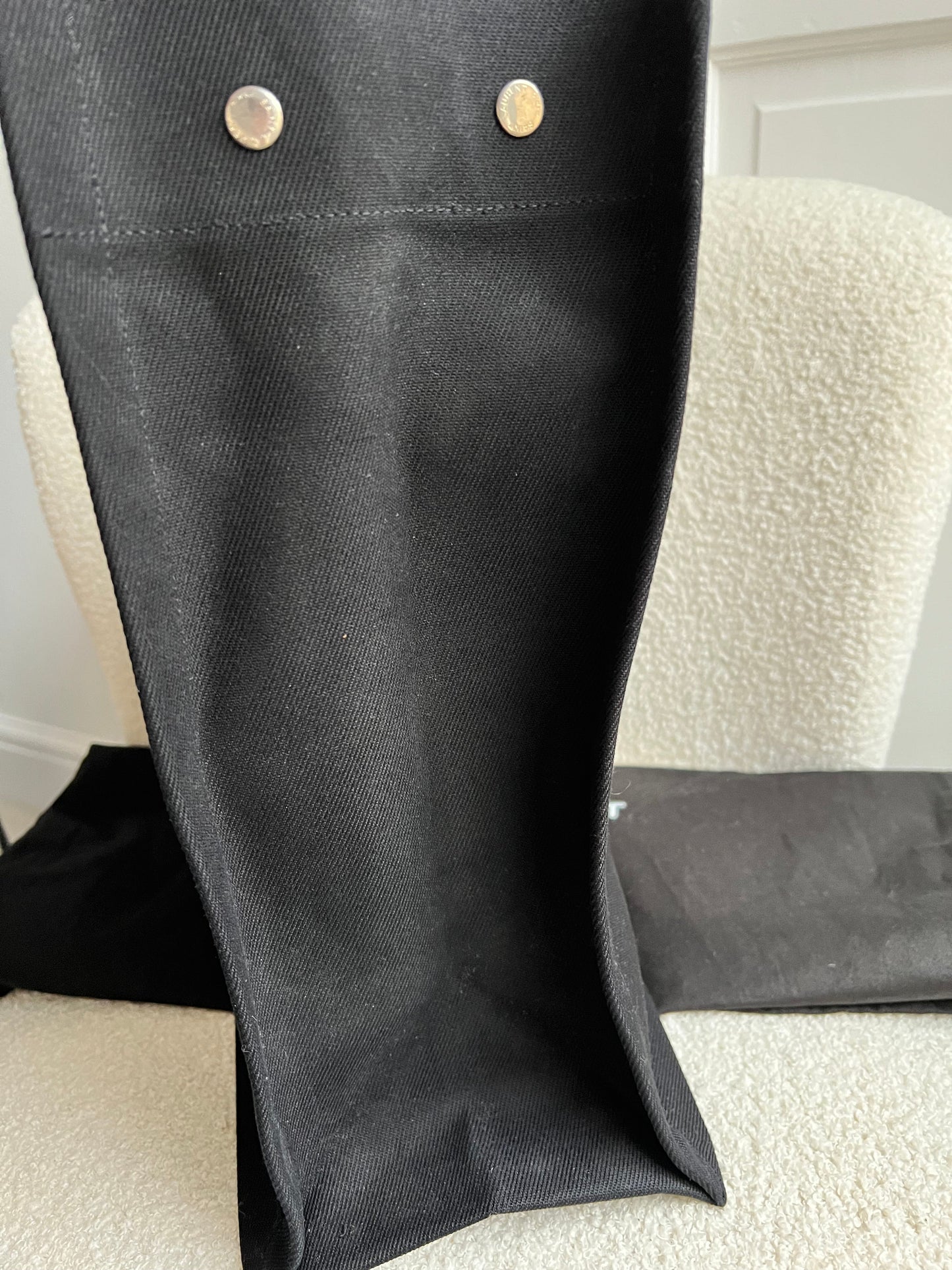Yves Saint Laurent Rive Gauche NS Tote in Canvas and Printed Leather (RRP £1380)