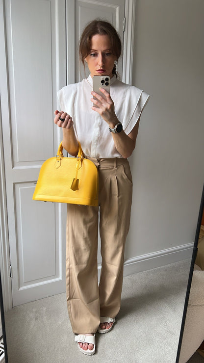 Louis Vuitton Alma PM Citron Yellow Epi (RRP £1780)