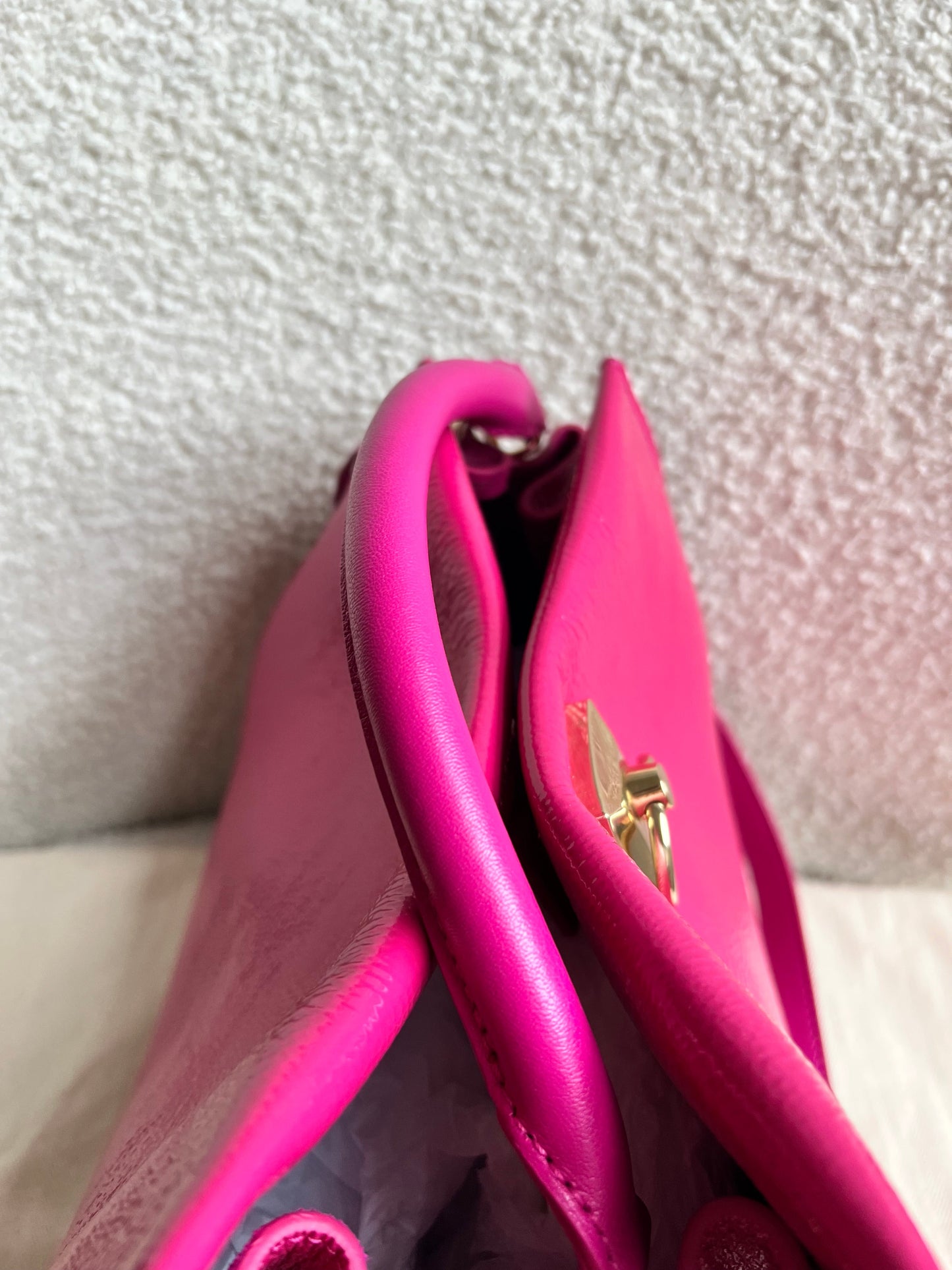 Mulberry Small Spongy Patent Pink Iris