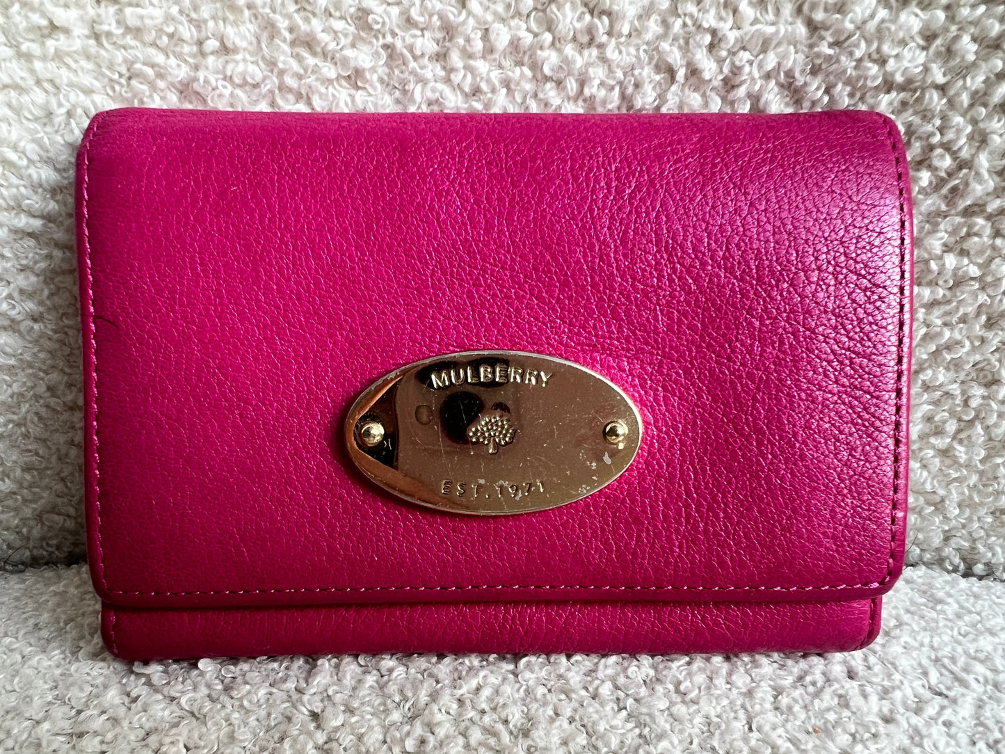 Mulberry Pink French Purse (RRP £275)