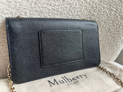 Mulberry Black Bayswater Clutch (RRP £495)