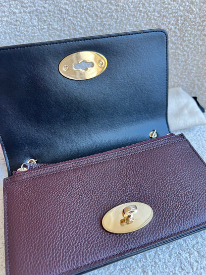 Mulberry Oxblood Bayswater Clutch (RRP £495)