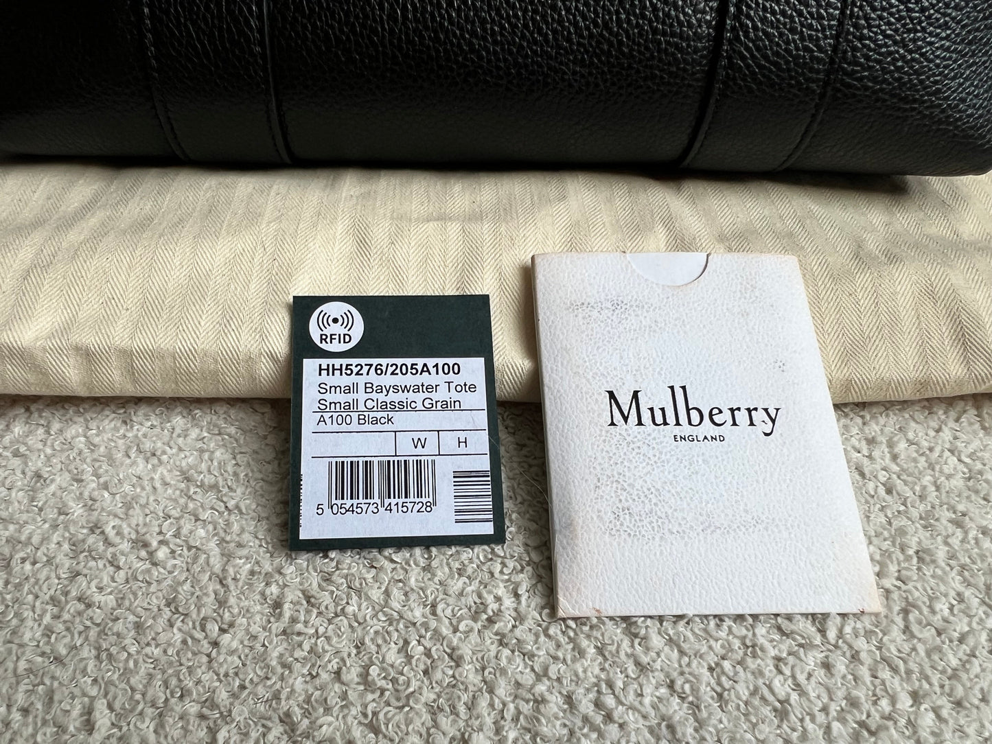 Mulberry Small Black Bayswater Tote (RRP £795)