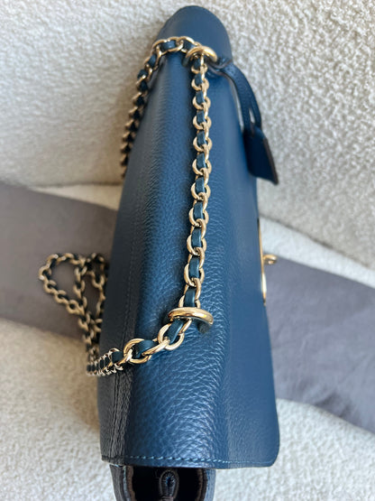 Mulberry Deep Sea Blue Medium Lily with Gold Hardware (RRP £1050)