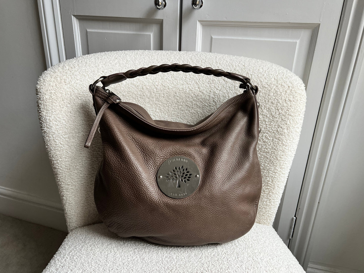 Mulberry Taupe Daria Hobo (RRP £795)
