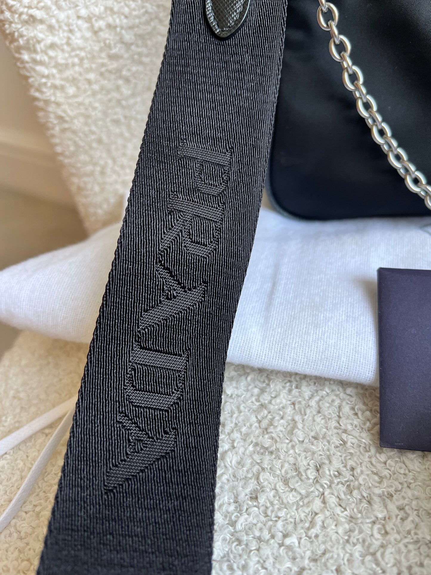 Prada Re-edition Black Nylon Shoulder Bag (RRP £1,500)