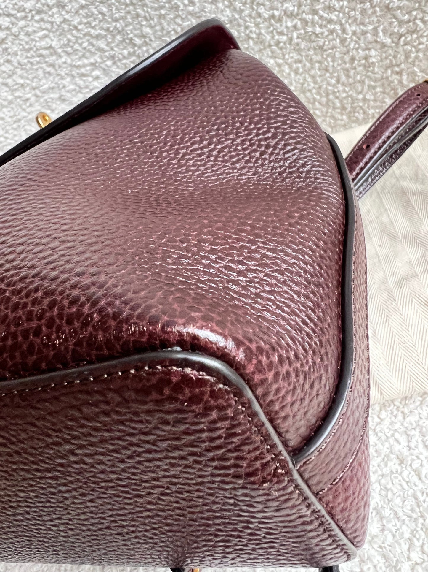Mulberry Oxblood Mini Bayswater Backpack (RRP £695)