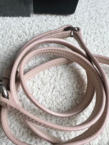 Yves Saint Laurent (YSL) Pale Pink Toy Lou Lou with Silver Hardware (RRP £1,380)