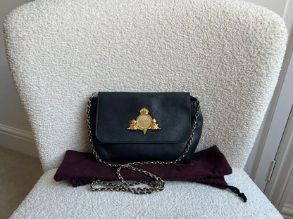 Mulberry Small Black Margaret Shoulder Bag with Small Purse