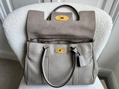 Mulberry Solid Grey Bayswater (RRP £1095)
