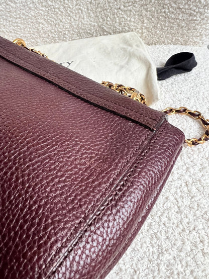 Mulberry Oxblood Regular Lily with Gold Hardware (RRP £895)
