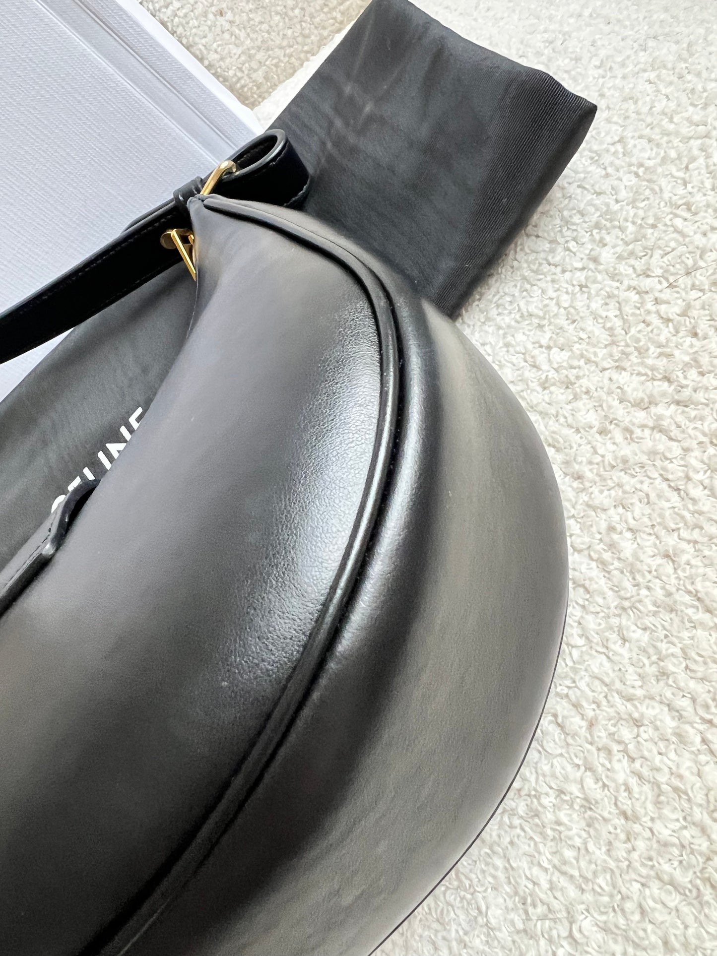 Celine Medium Ava Triomphe in Black (RRP £1850)