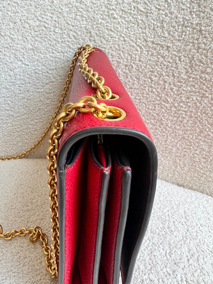Mulberry Scarlet Red Large Darley Shoulder Bag (RRP £895)