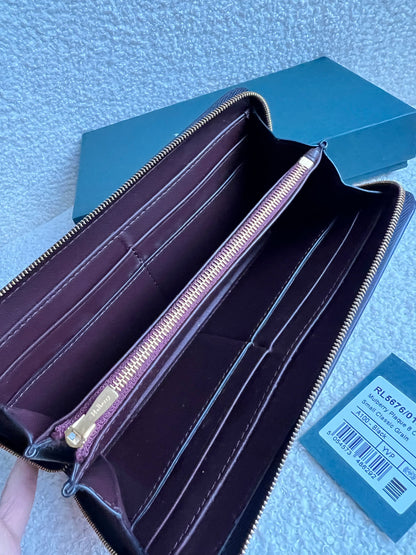 Mulberry Black Plaque Continental Wallet (RRP £375)