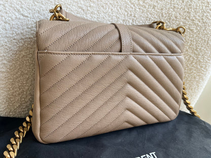 Yves Saint Laurent (YSL) Beige Medium College (£2000)