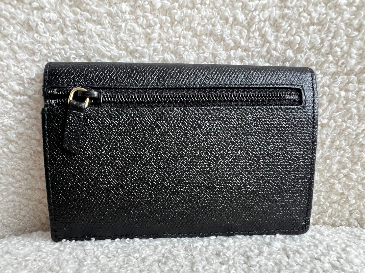 Chanel Black Coco Button Keyring Pouch