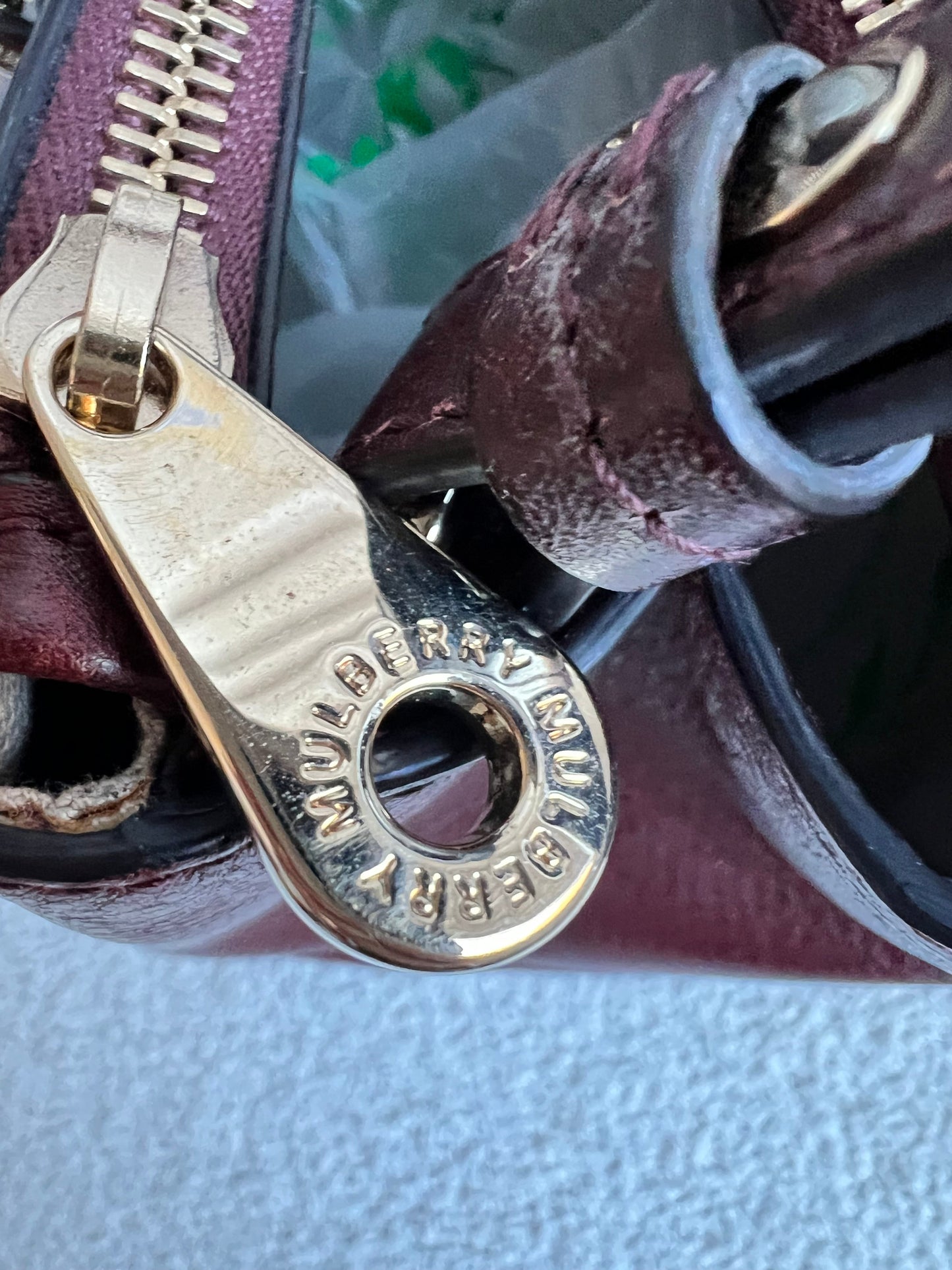 Mulberry Oxblood Small Double Zip Bayswater Tote (£1500)