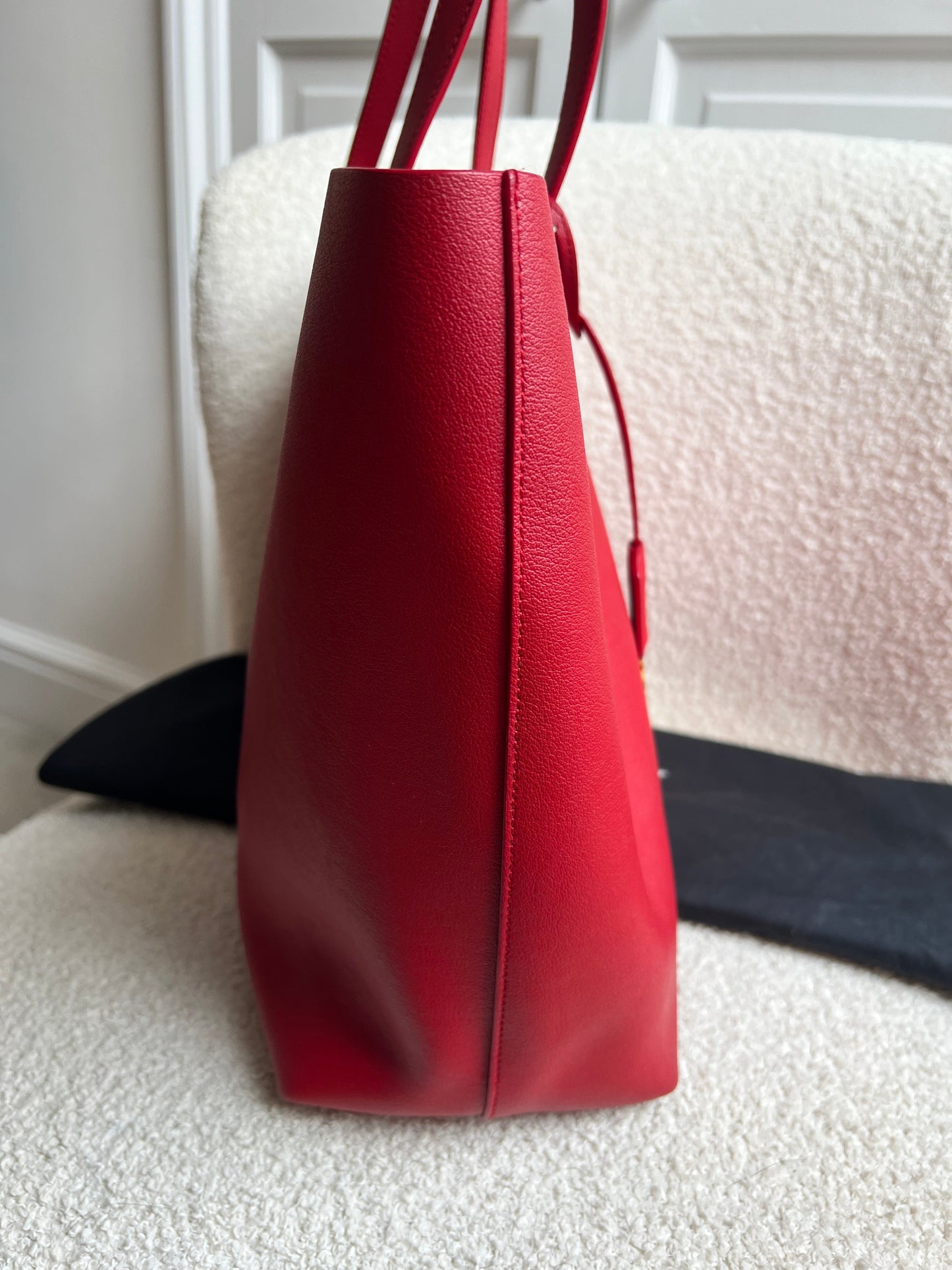 Yves Saint Laurent (YSL) Red E/W Shopping Tote (RRP £1115)