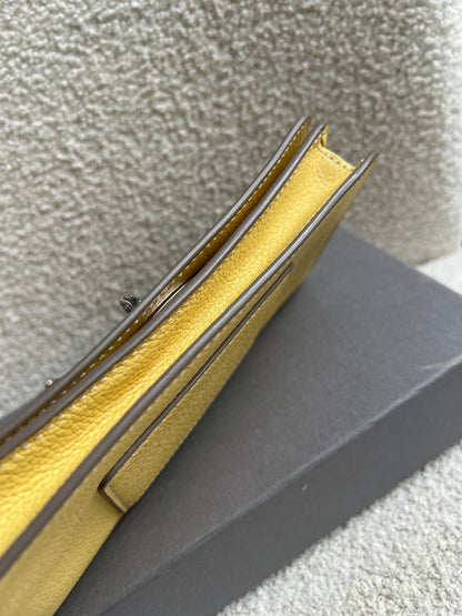 Mulberry Camomile Yellow Bayswater Clutch (RRP £495)