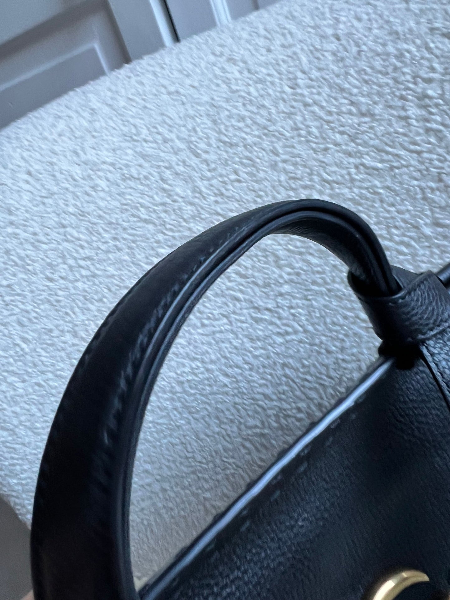 Gucci GG Black Medium Marmont Top Handle Bag