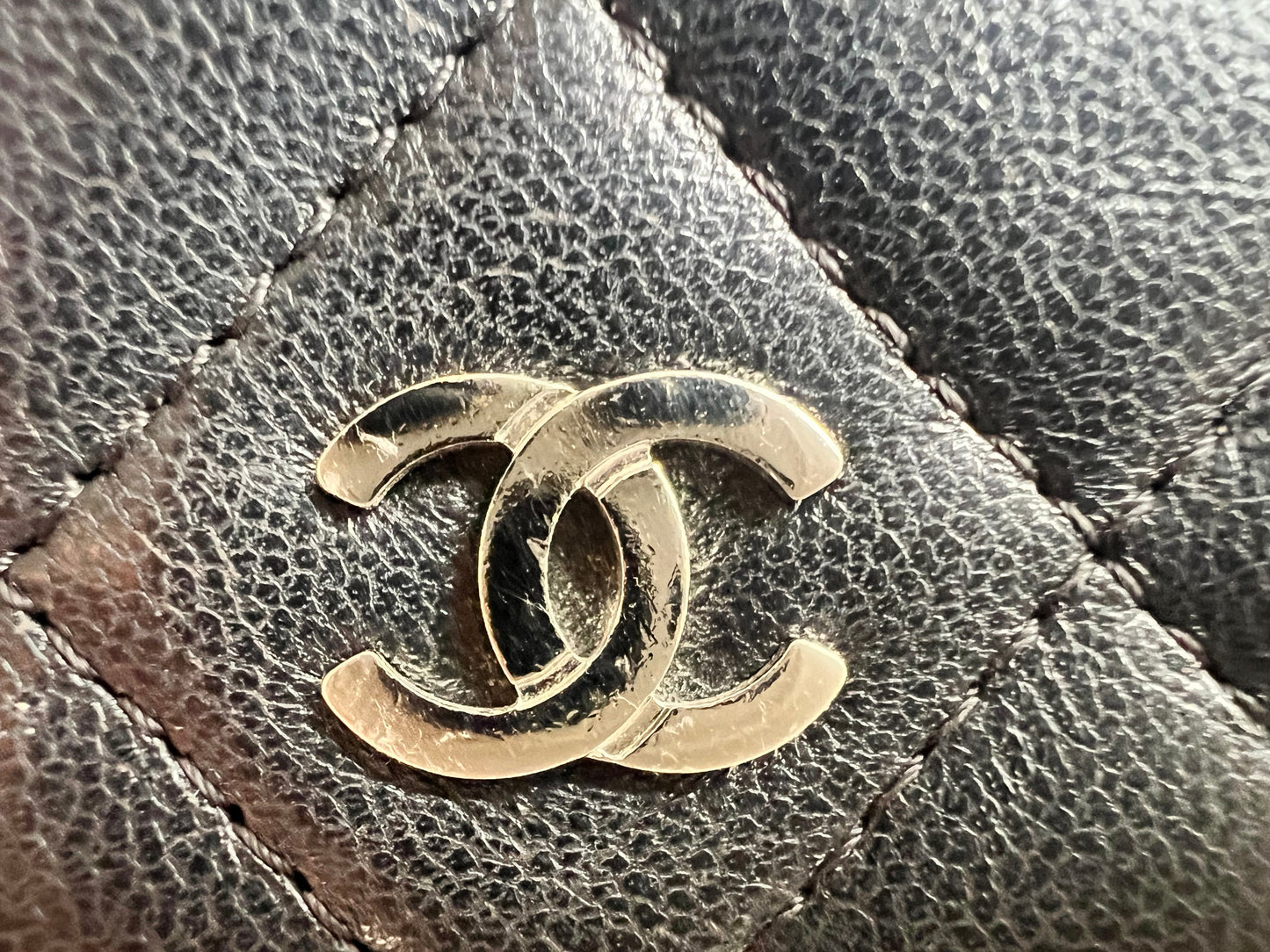 Chanel Wallet on Chain in Black Lambskin Silver Hardware (RRP £2,820)