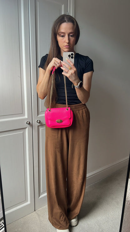 Mulberry Neon Pink Mini Darley Shoulder Bag (RRP £725)