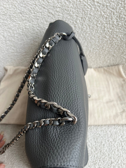Mulberry Charcoal Grey Medium Top Handle Lily (RRP £1075)