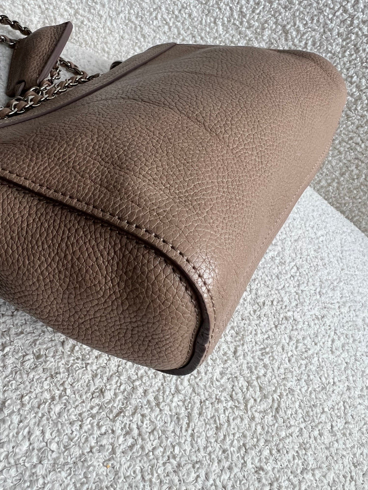 Mulberry Mushroom Grey Regular Lily with Silver Hardware (RRP £995)