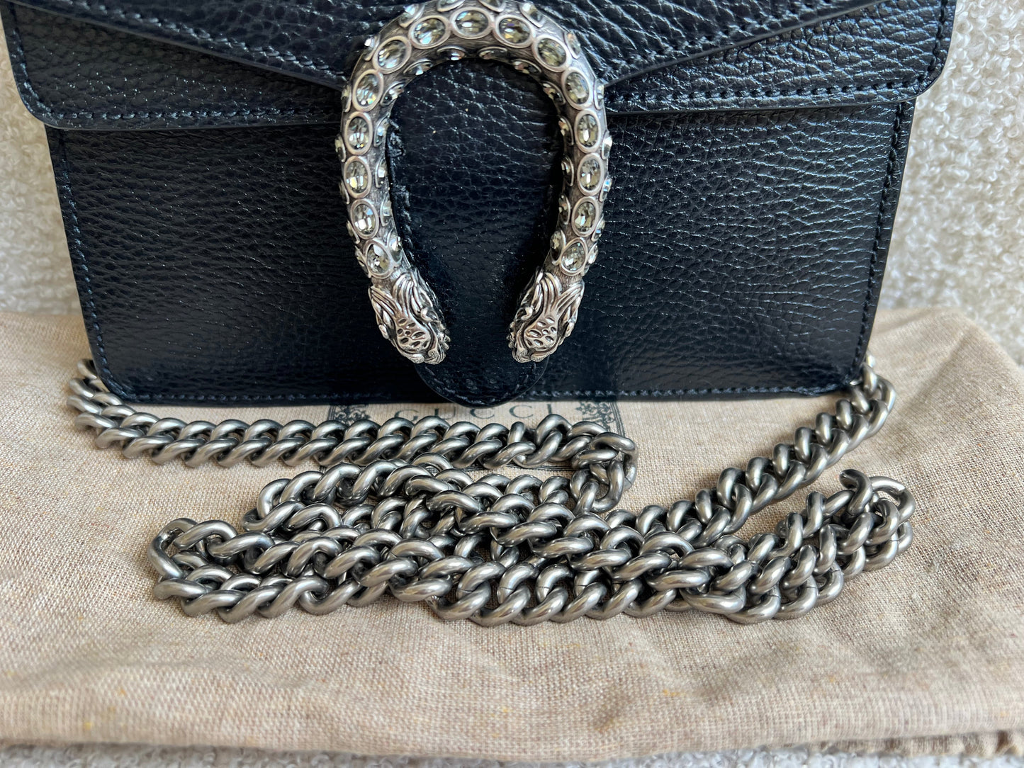 Gucci Dionysus Black Mini Bag (RRP £2050)