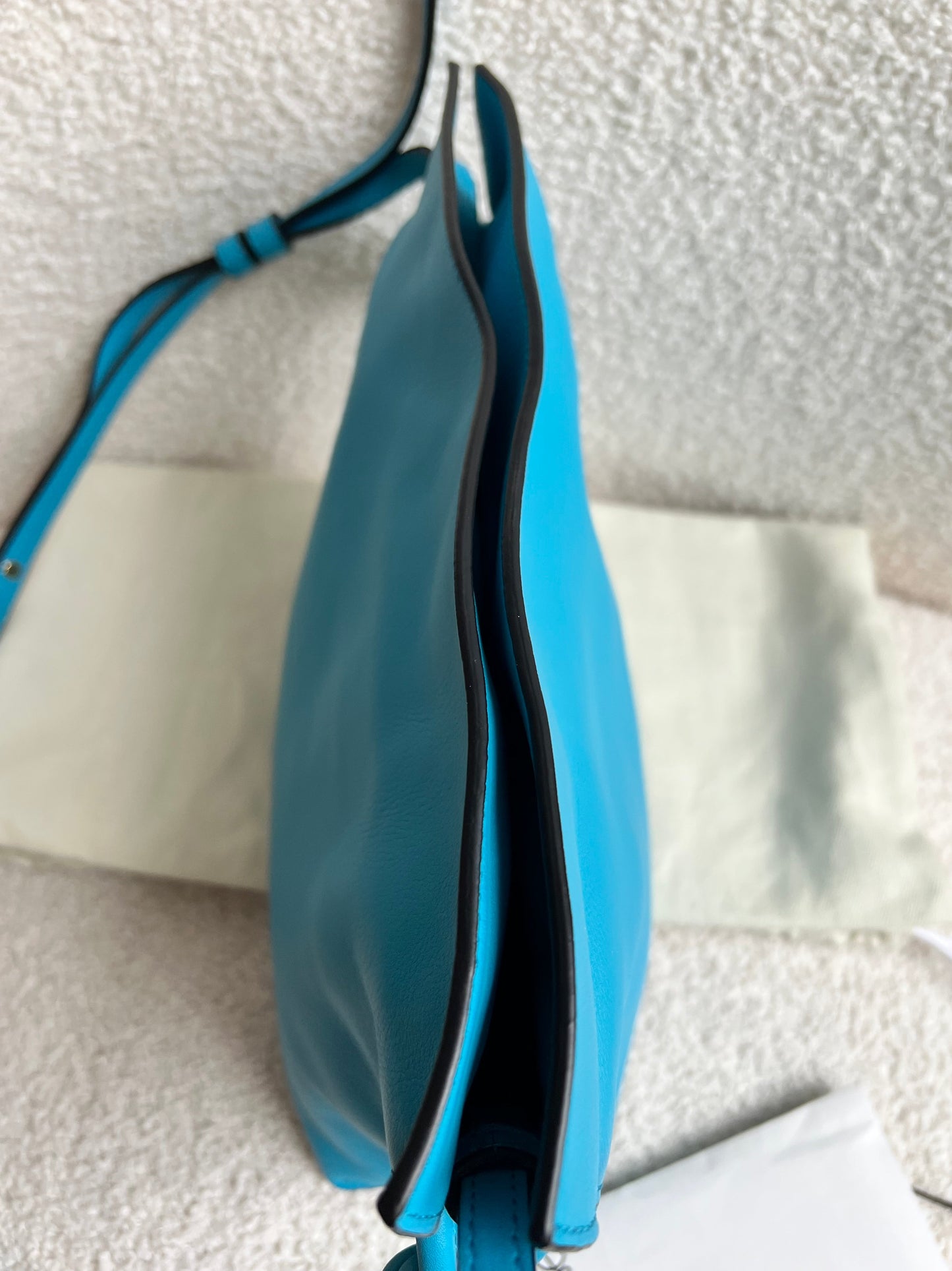 Loewe Cyan Mini Flamenco Clutch Bag (RRP £1800)