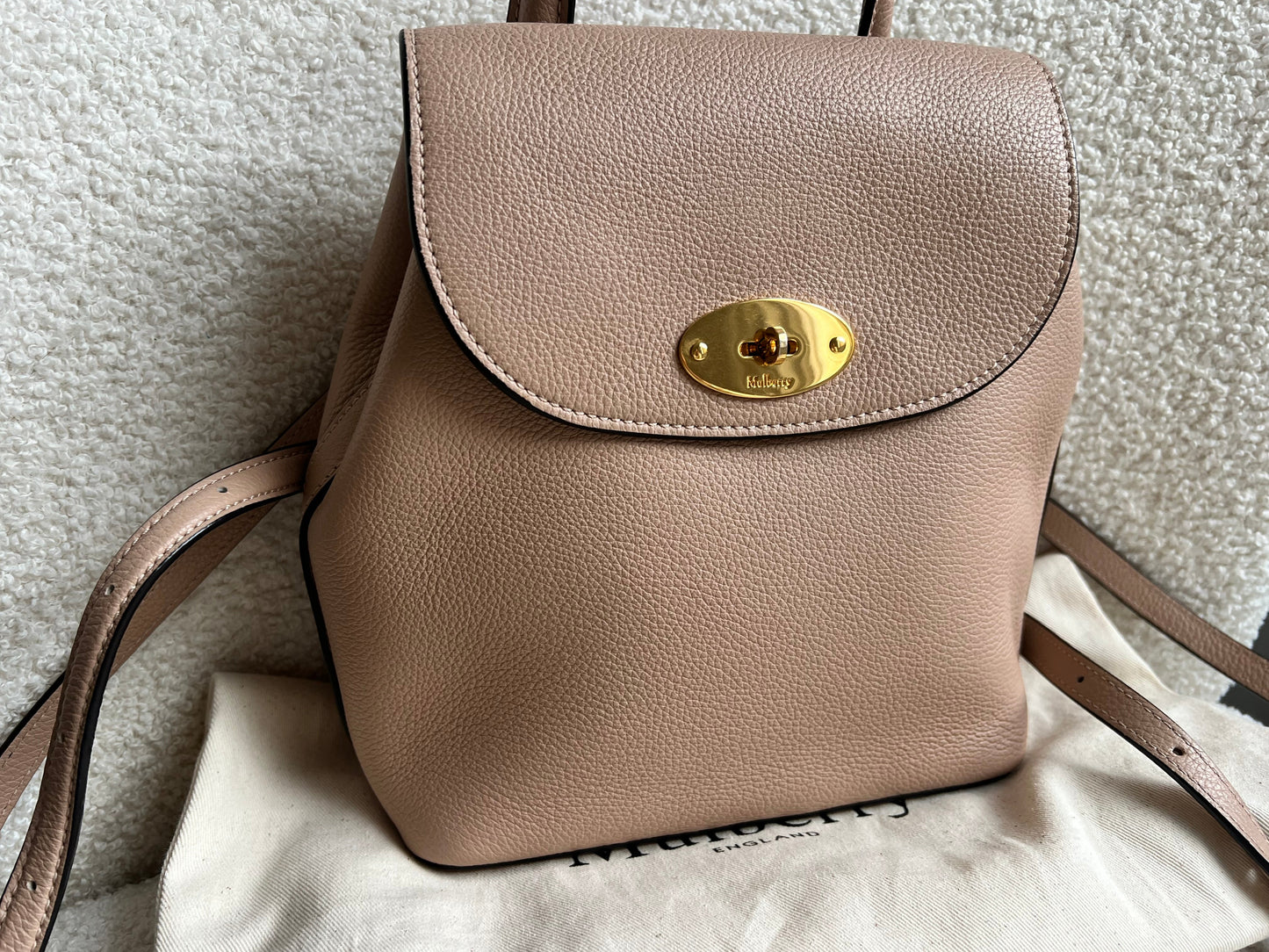 Mulberry Rosewater Mini Bayswater Backpack (RRP £695)