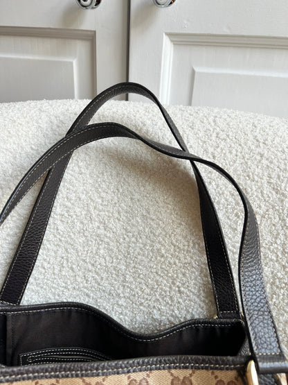 Gucci GG Coated Canvas Abbey Hobo