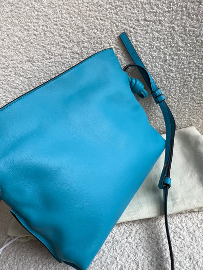 Loewe Cyan Mini Flamenco Clutch Bag (RRP £1800)