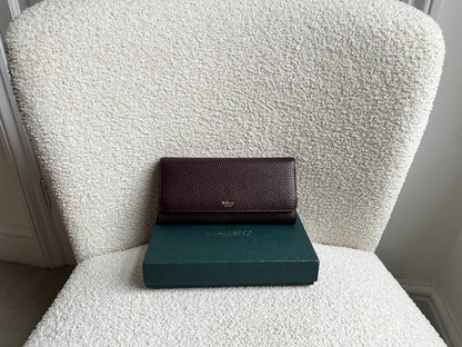 Mulberry Oxblood Continental Wallet (RRP £375)
