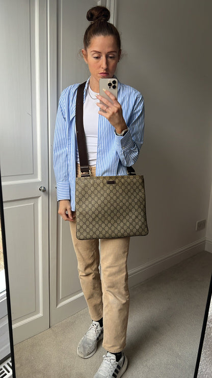 Gucci GG Canvas Messenger Bag