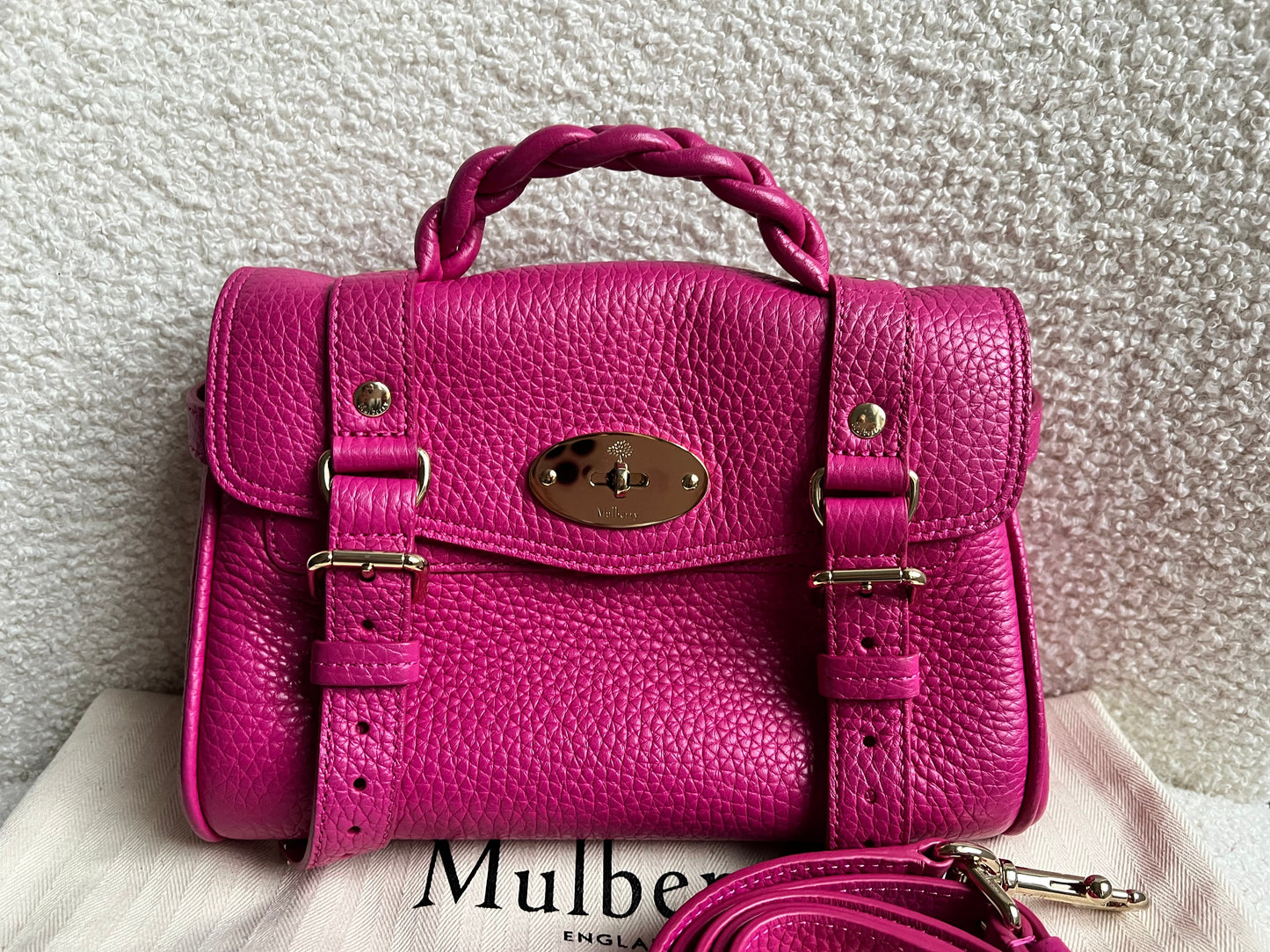 Mulberry Pink Mini Alexa (RRP £995)